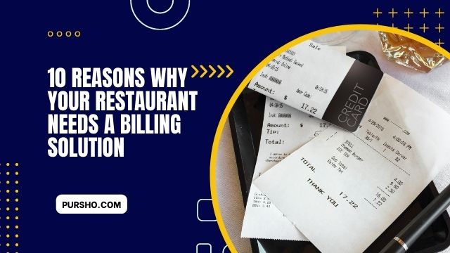 billing solution for restaurant