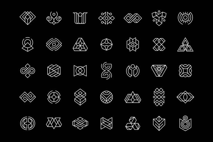 The 20 Best Templates for Creating Geometric Logos