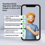 shift google to zoho email migration service