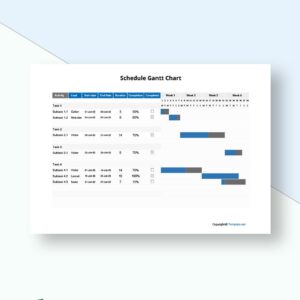 Schedule Chart