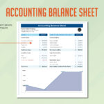 Accounting balance sheet template excel