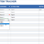 Action Item Tracker