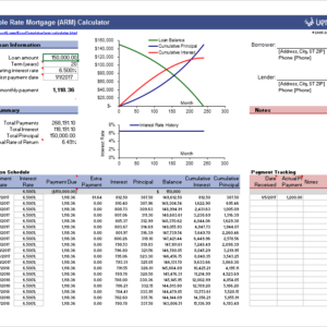 ARM Calculator with Payment Tracking