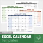 Excel 2025 Calendar Template