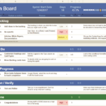 Kanban Excel Template Agile Project management